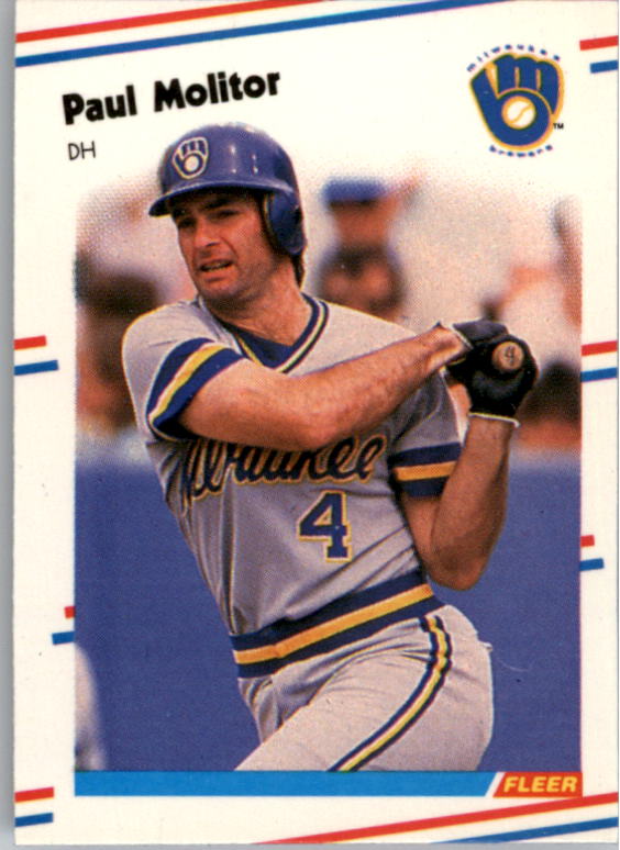 1988 Fleer Mini Baseball Cards 031      Paul Molitor